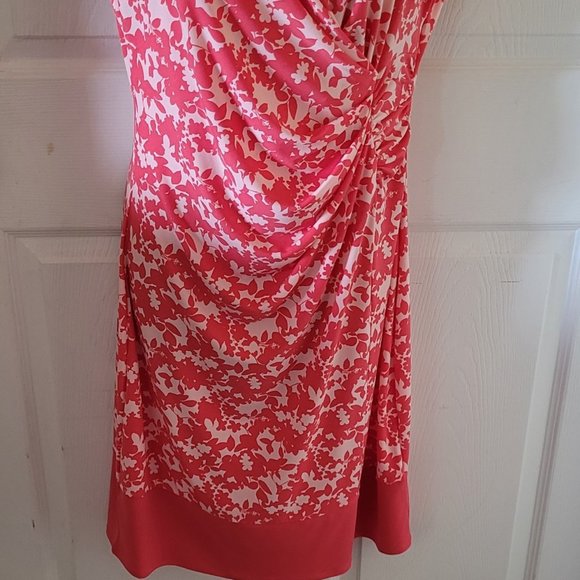 Unworn Ny and C coral/wht dress - Picture 4 of 11